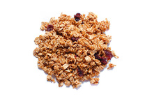 Muesli granola et fruits rouges