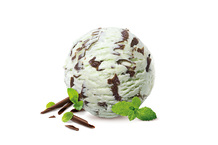 Crème glacée menthe-chocolat