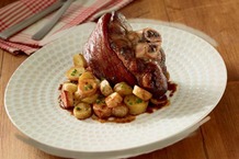 Jarret de porc cuisiné en confit