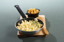 Pomme rissolée en cubes
