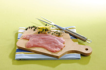 Escalope de veau applatie