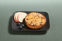 Tartelette crumble pomme-myrtille