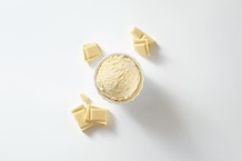 Crème glacée chocolat blanc
