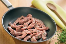 Émincé de gigot d'agneau au thym