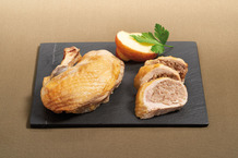 Fondant de pintadeau farci à la normande