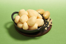 Pomme de terre cuite vapeur ronde