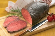 Rôti macreuse de boeuf cuit extra