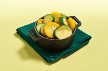Duo de courgettes jaune et verte Minute