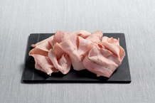 Chiffonnade de jambon rôti aux herbes