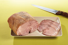 Rôti de gigot d'agneau cuit