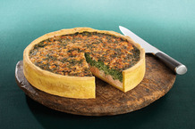 Quiche gourmande aux deux saumons et épinard