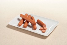 Saucisse de volaille cuite fumée