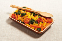 Poêlée de carotte, tomate cerise et épinard