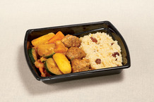 Couscous végétarien aux boulettes sarrasin lentille