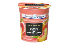 Yaourt gourmand pêche du Roussillon