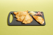 Crêpe jambon-fromage demi-lune EQ