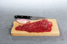 Bavette d'aloyau tranchée