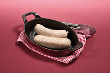 Véritable andouillette lyonnaise à la fraise de veau