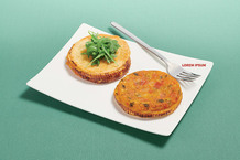 Tatin aux 2 tomates façon arlésienne, cuite